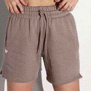 Thirty Years Taupe Shorts in Cool Shade